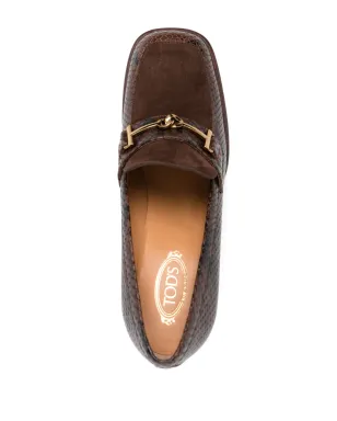 Tod's スクエアトゥパンプス - ブルー - サムネイル4