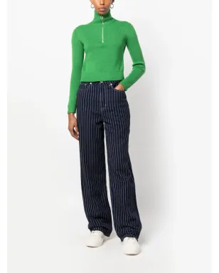 Kenzo ストライプ柄ストレートパンツ - Blue - サムネイル2