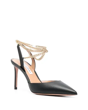 Aquazzura フラッシュ レザーポンプ - サムネイル2