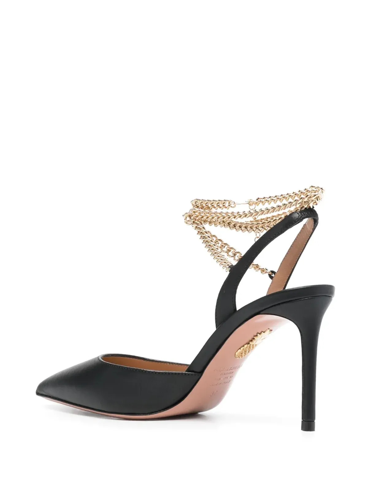 Aquazzura フラッシュ レザーポンプ - 画像3