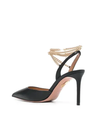 Aquazzura フラッシュ レザーポンプ - サムネイル3