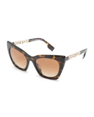 Burberry Eyewear べっこう色キャットアイサングラス - ブラウン - サムネイル2