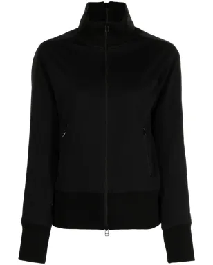 Yohji Yamamoto ストライプディテール ジップアップ スウェットシャツ - サムネイル1