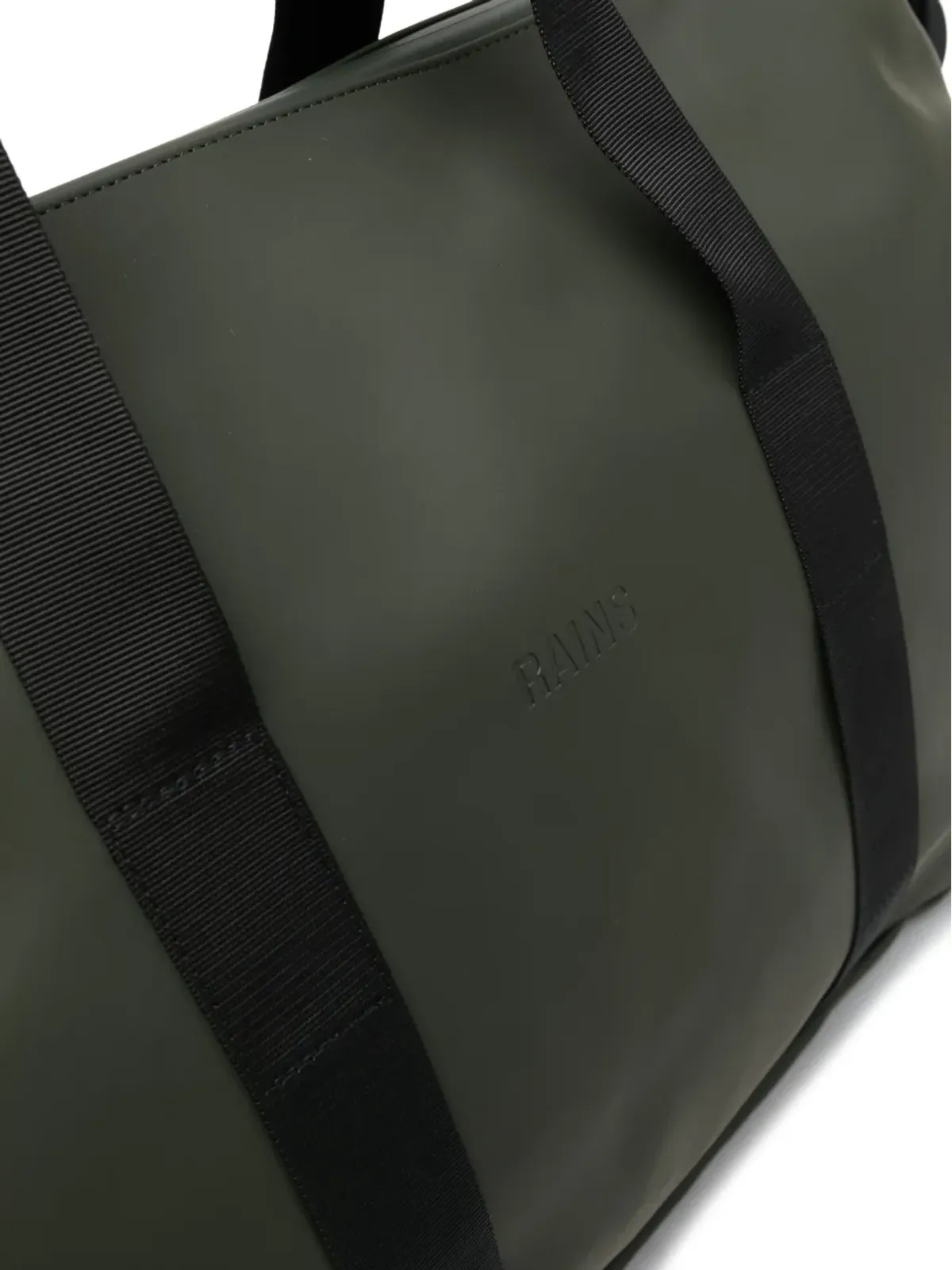 Rains ロゴエンボス 防水ホールドオール - Green - 画像3