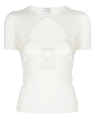 Giambattista Valli カットアウトディテールの半袖トップ - サムネイル1