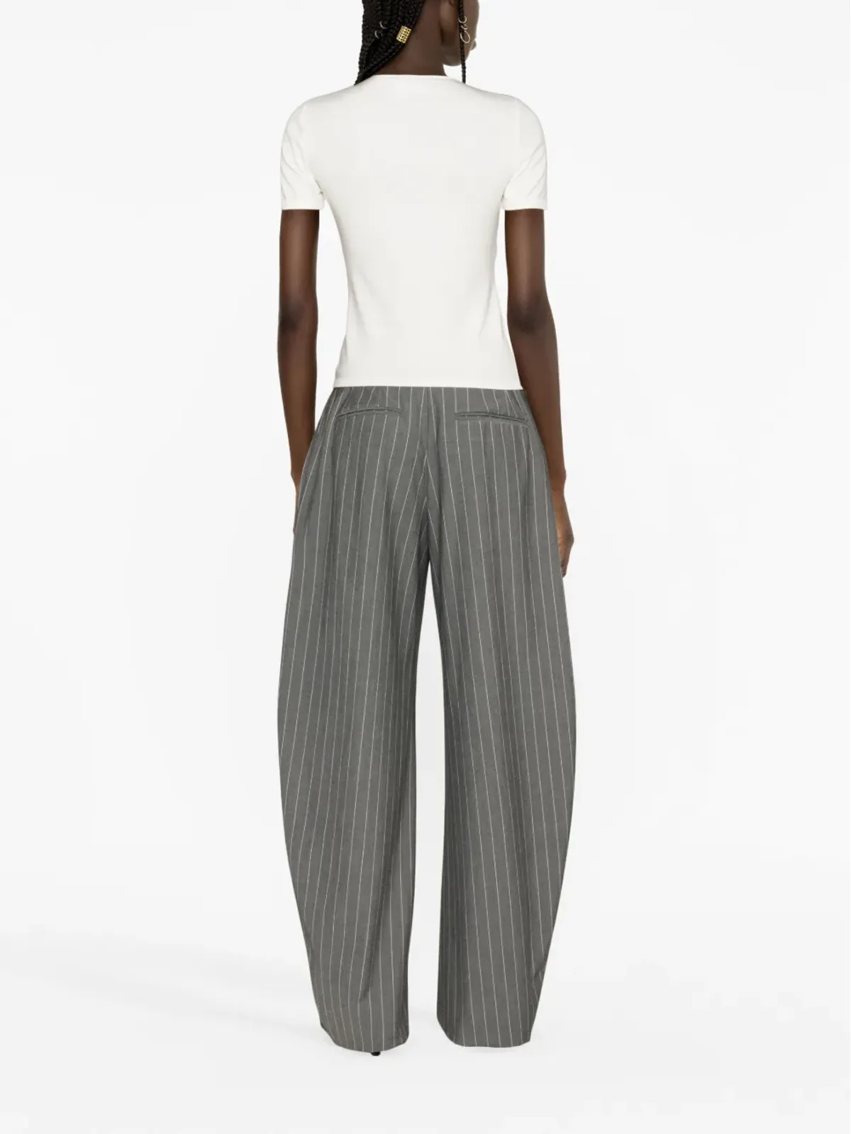 Giambattista Valli カットアウトディテールの半袖トップ - 画像4