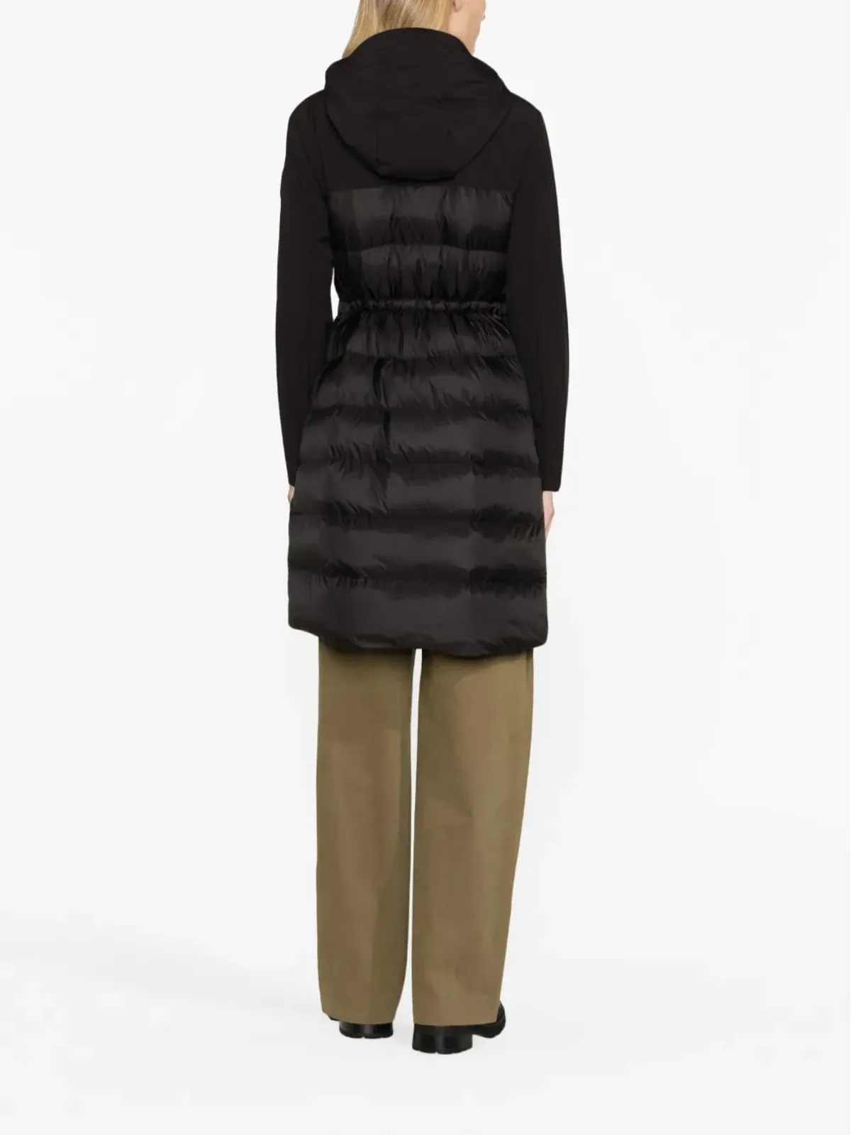 Woolrich パネルデザインのフード付きコート - 画像4