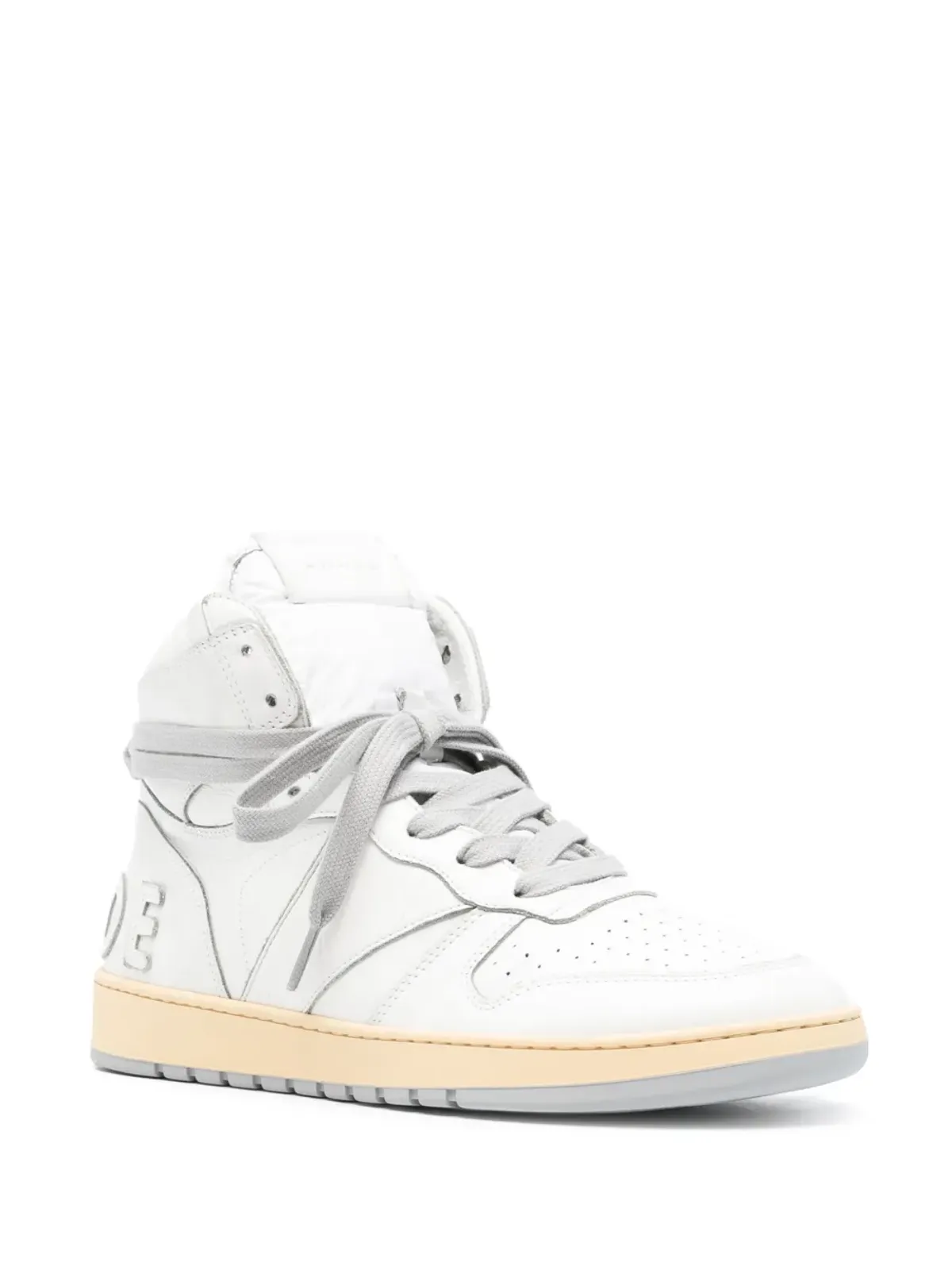 RHUDE Rhecess ハイトップ レザー スニーカー - 画像2