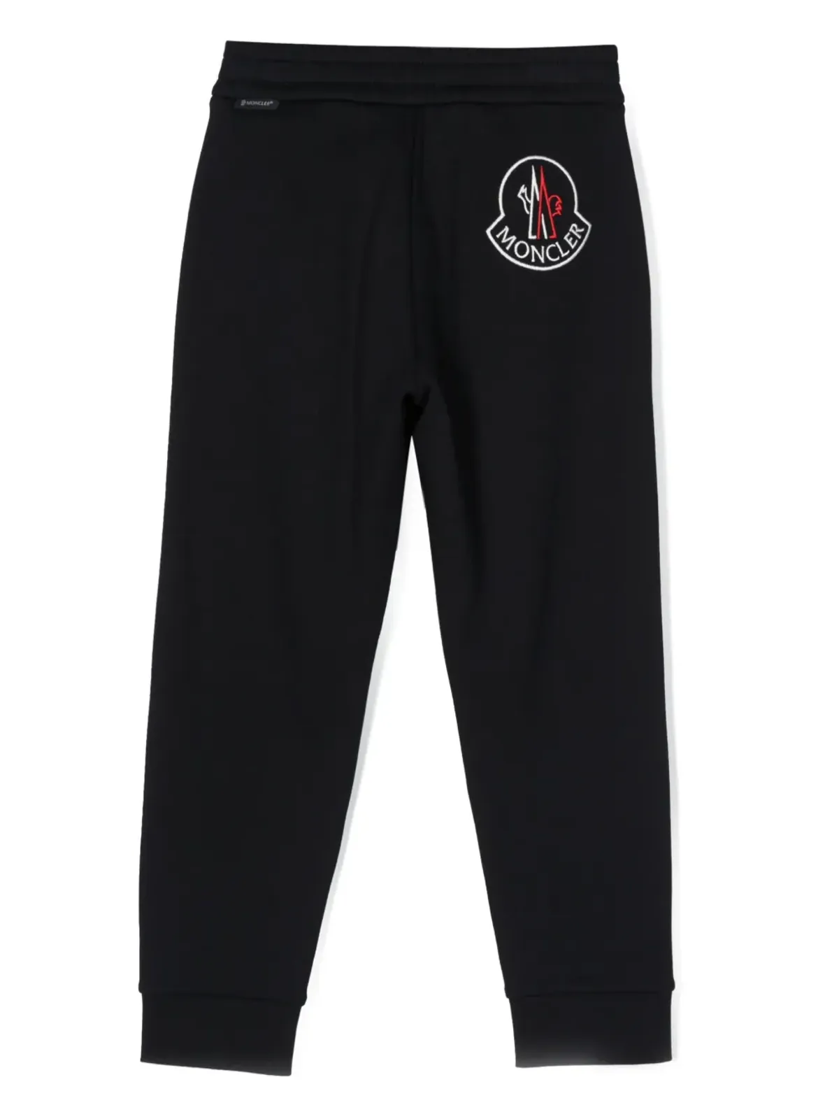 Moncler Enfant ロゴ刺繍フリース トラックパンツ - 画像2