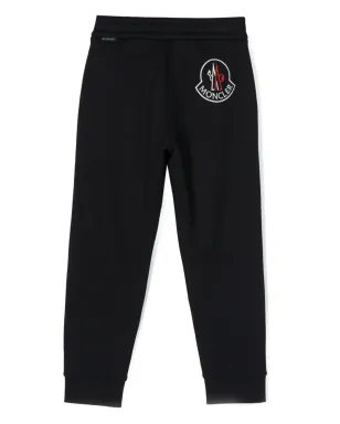 Moncler Enfant ロゴ刺繍フリース トラックパンツ - サムネイル2