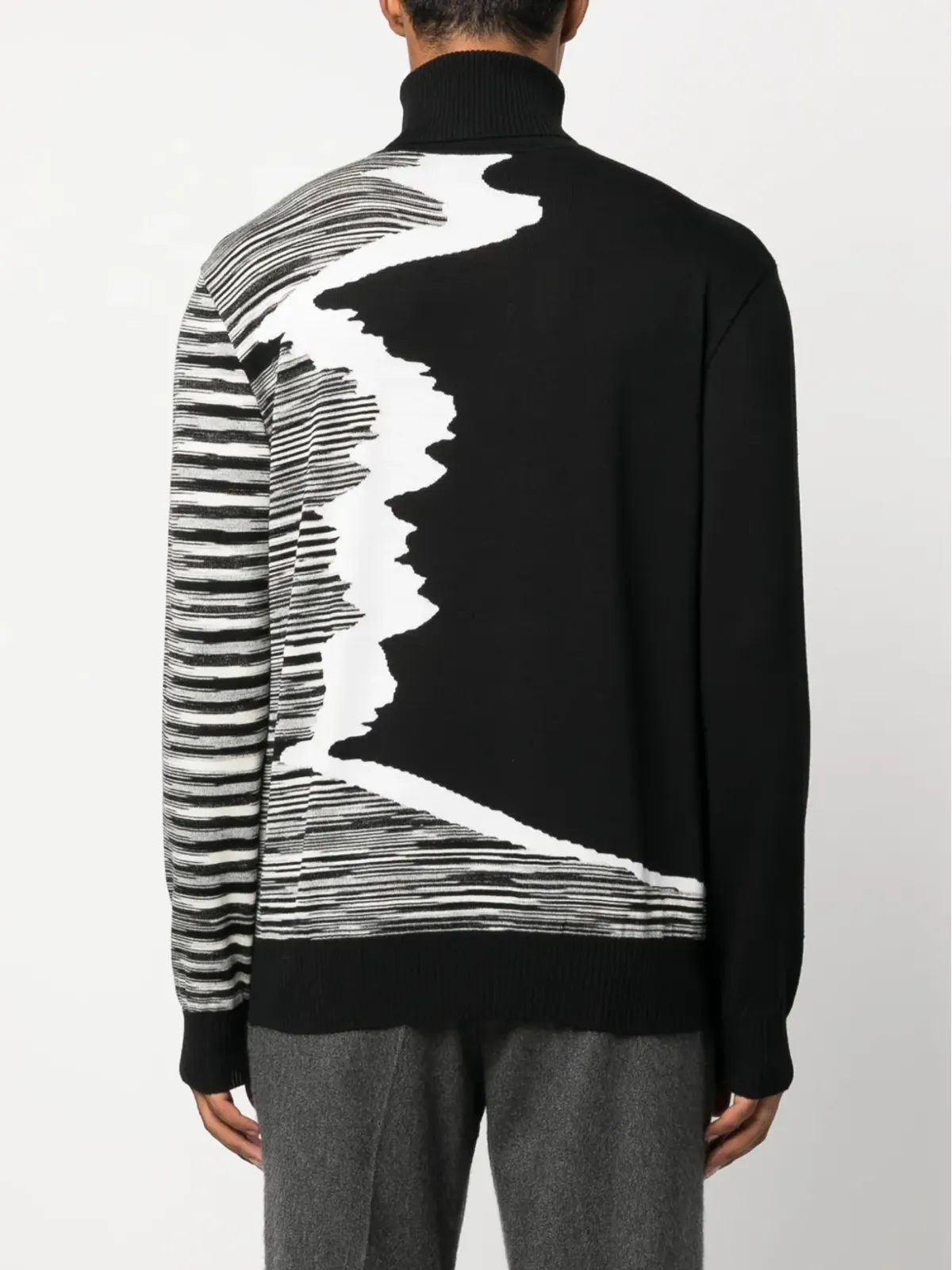 Missoni ストライプ柄 ロールネック ジャンパー - 画像4