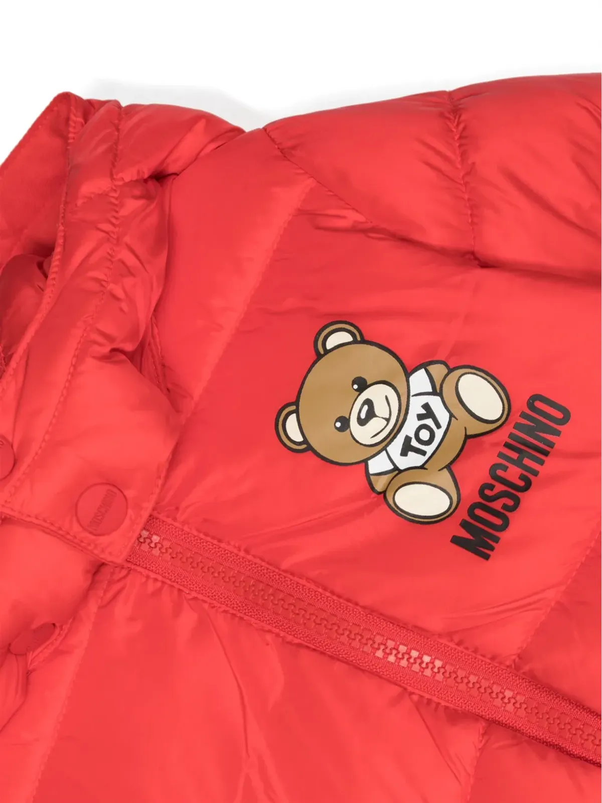 Moschino Kids テディベアプリント キルテッドジャケット - 画像3