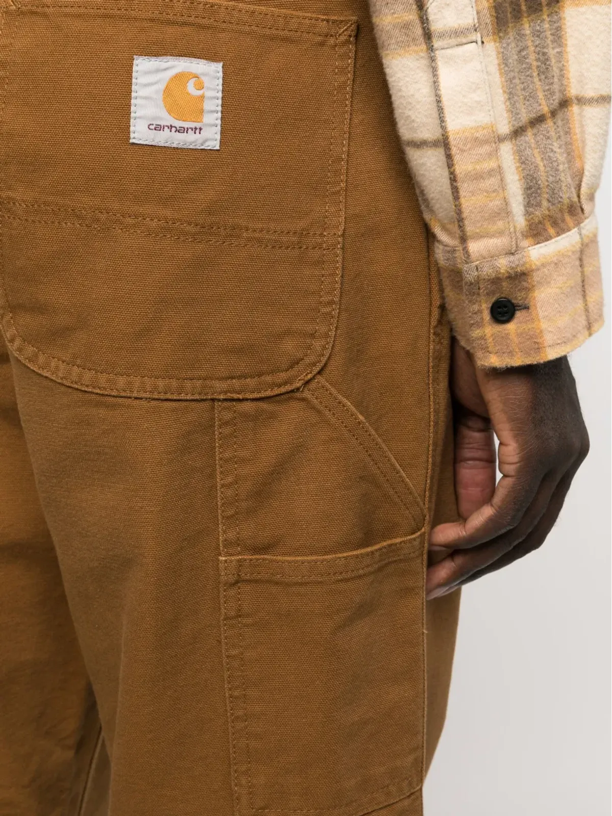 Carhartt WIP シングルニー・ストレートパンツ - Brown - 画像5