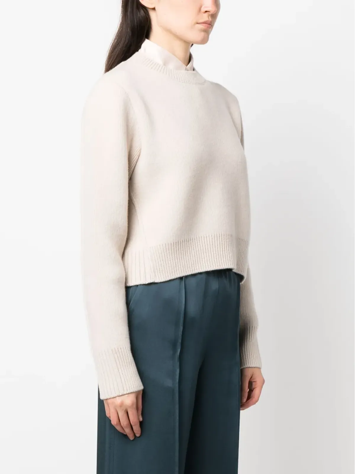Lanvin クルーネック クロップド ジャンパー - 画像3