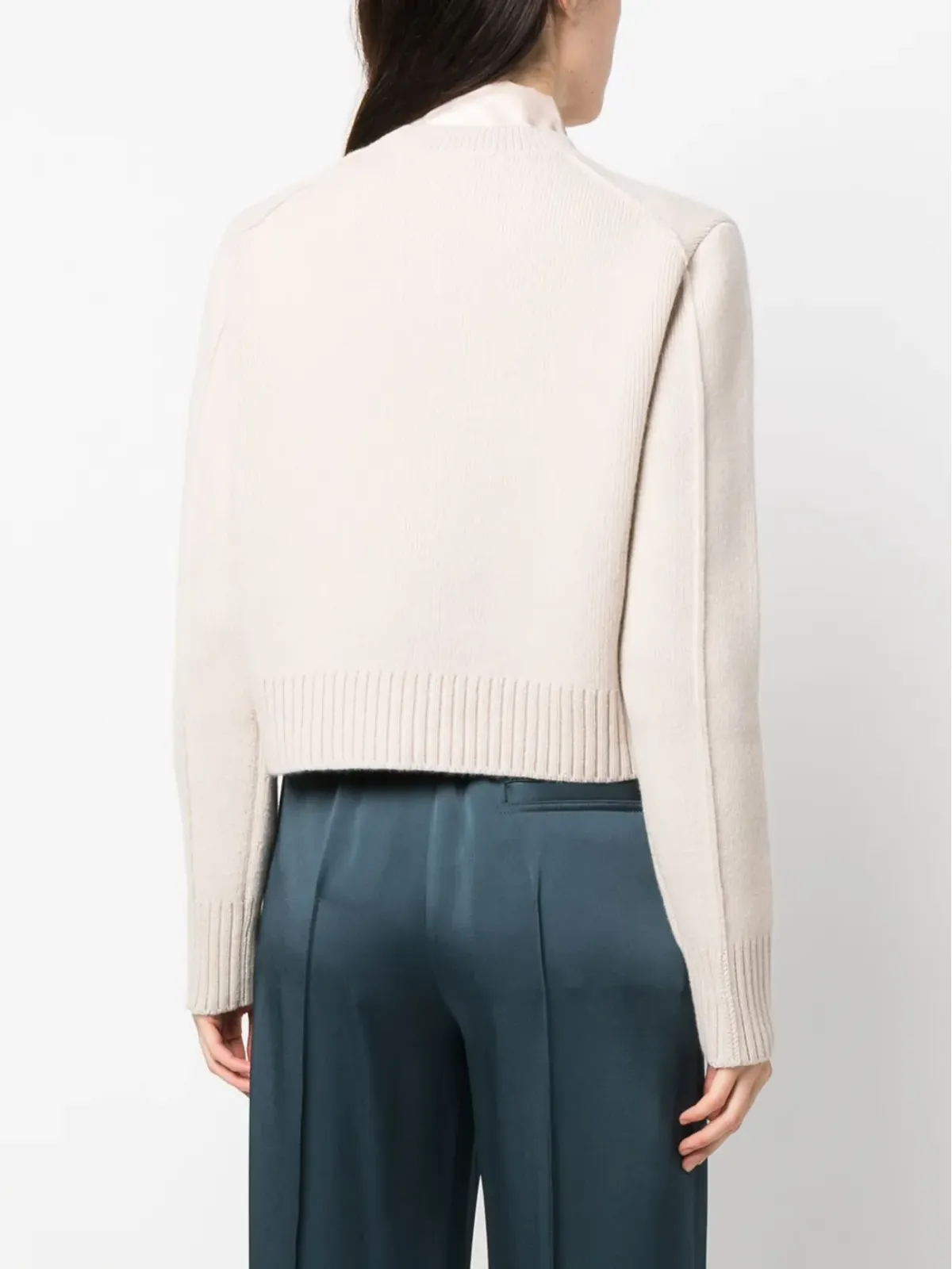 Lanvin クルーネック クロップド ジャンパー - 画像4