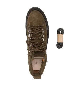 Buttero Canalone Pedula風レザーブーツ - Green - サムネイル4