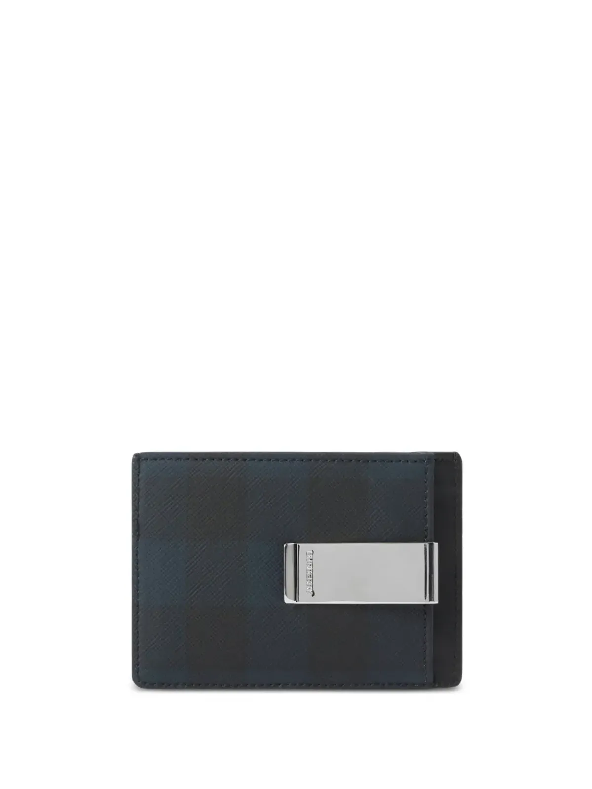 Burberry チェック柄クリップカードホルダー - 画像2