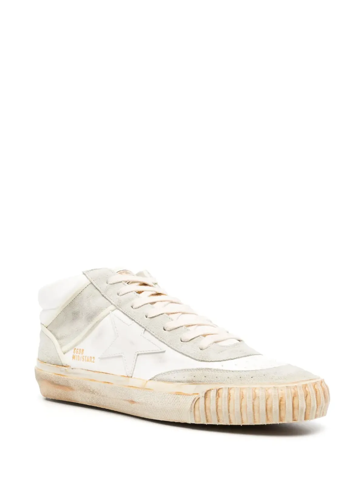 Golden Goose ミッドスター レザー スニーカー - 画像2