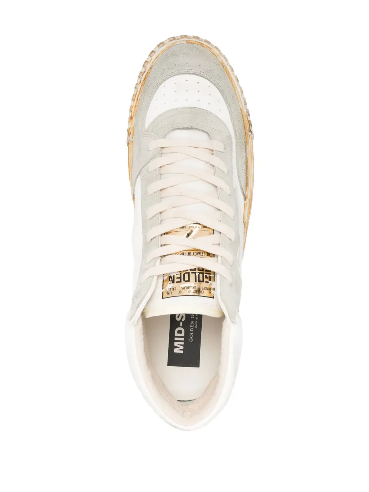 Golden Goose ミッドスター レザー スニーカー - 画像4