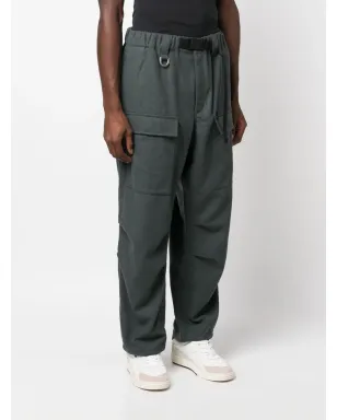 Y-3 ベルト付きウエスト ストレートレッグ トラウザー - サムネイル3
