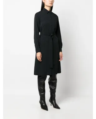 PINKO モノグラム柄ベルト付きシャツドレス - サムネイル3