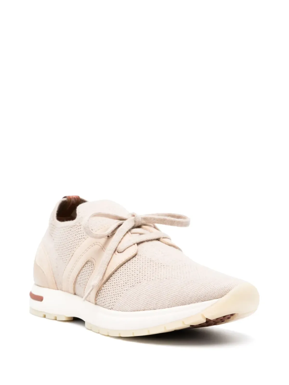 Loro Piana レースアップソックアンクルスニーカー - 画像2