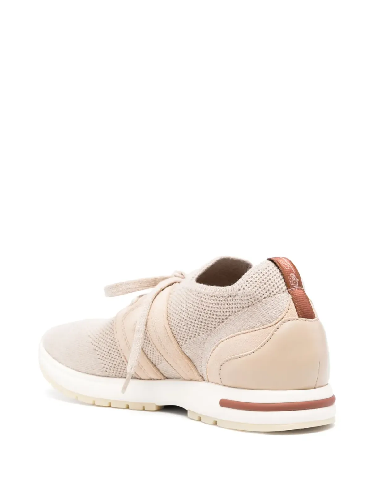 Loro Piana レースアップソックアンクルスニーカー - 画像3