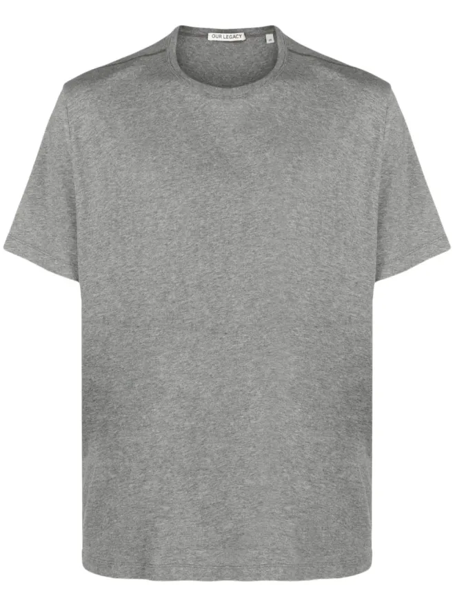 Our Legacy OUR LEGACY ラウンドネック コットン Tシャツ - グレーの商品画像