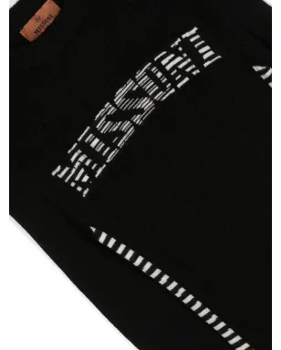 Missoni Kids ロゴ入りリブニットドレス - サムネイル3