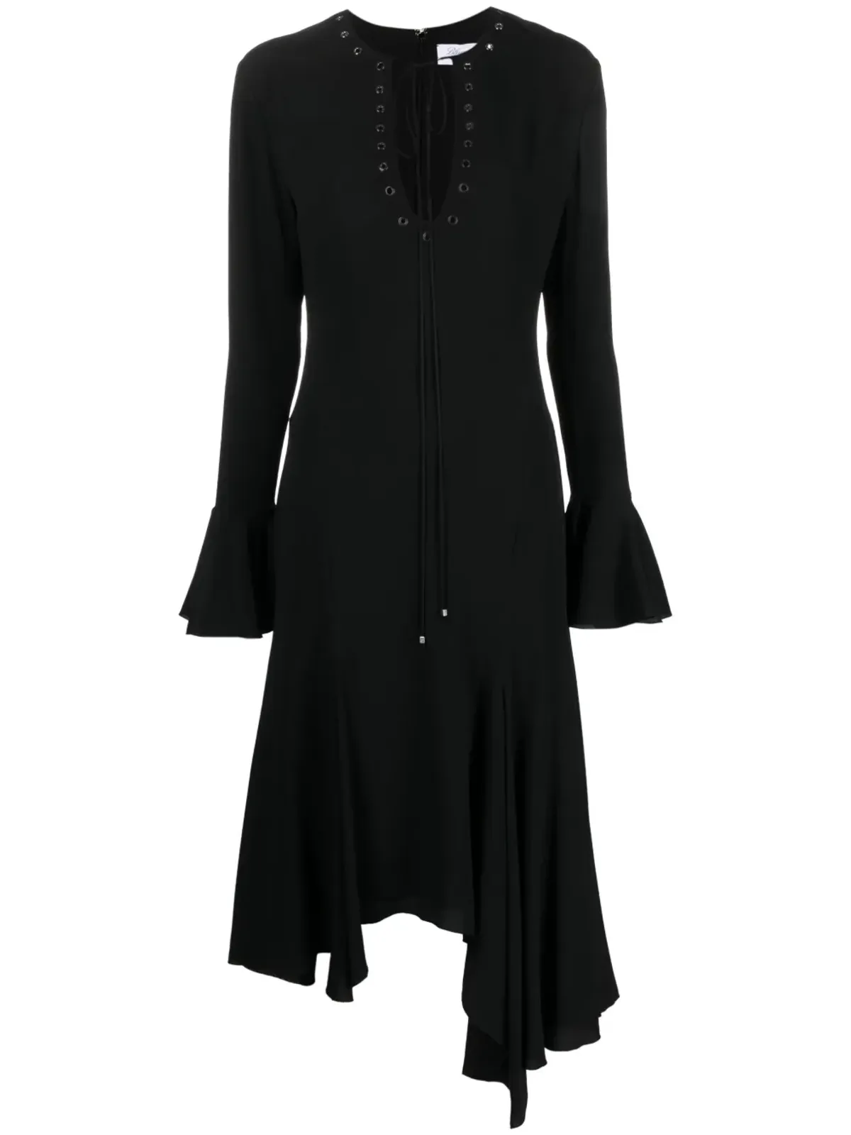 Blumarine アイレットディテール アシンメトリードレス - 画像1