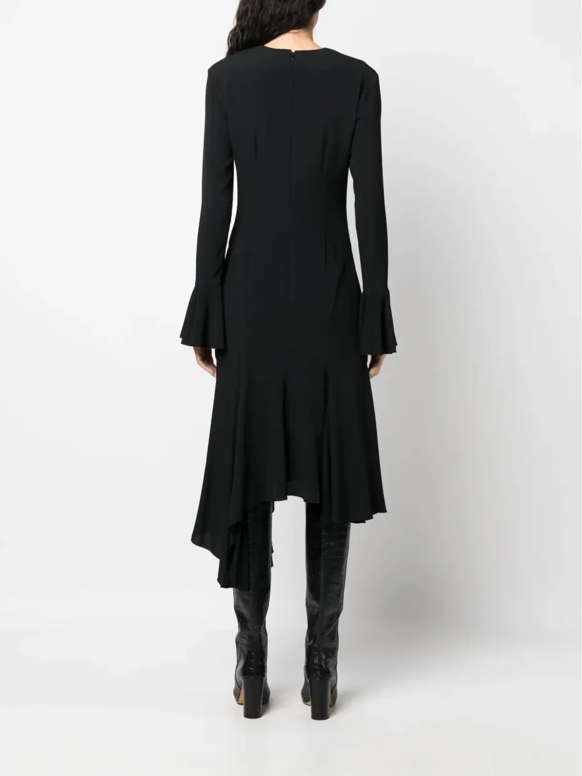 Blumarine アイレットディテール アシンメトリードレス - 画像4