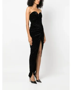 Alexandre Vauthier ストラップレスベルベットドレス - サムネイル3