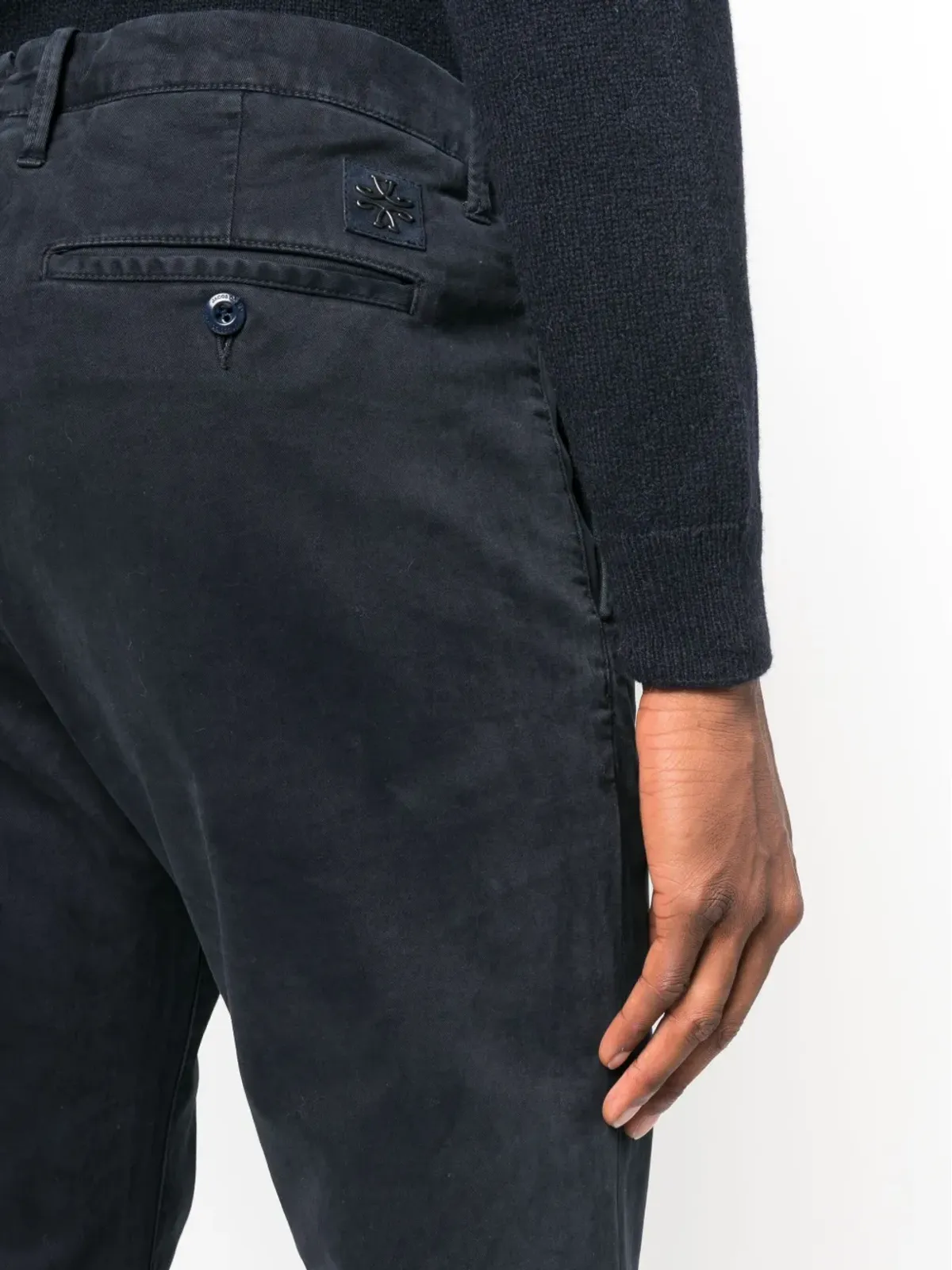 Jacob Cohën スリムカット チノパンツ - 画像5