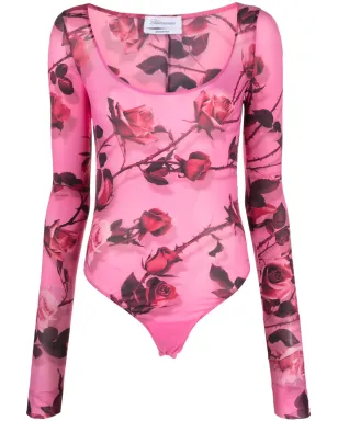 Blumarine 花柄プリント長袖ボディスーツ - サムネイル1