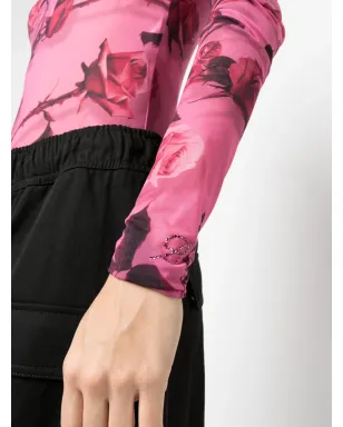 Blumarine 花柄プリント長袖ボディスーツ - サムネイル5