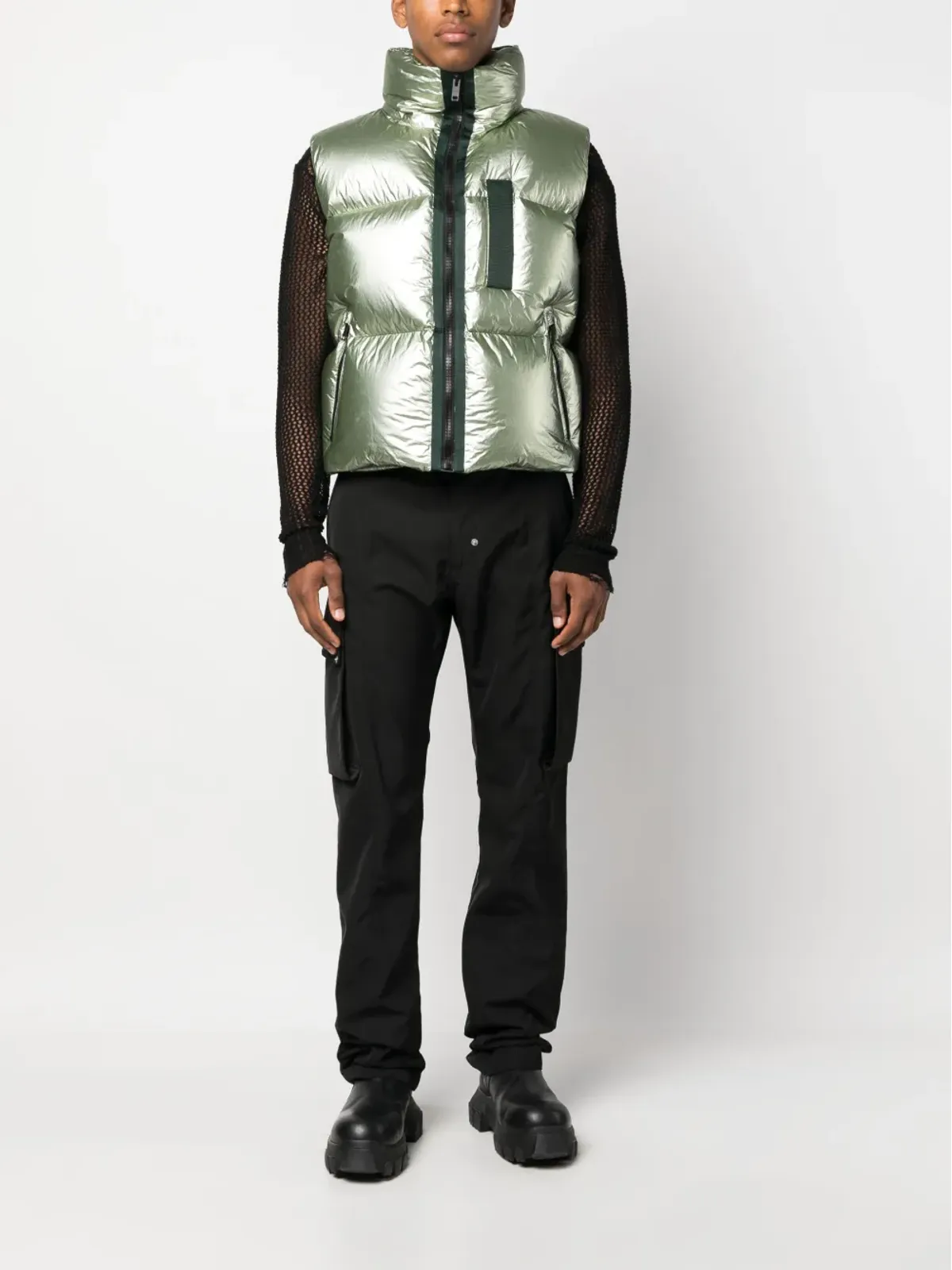 Givenchy メタリックフィニッシュ ダウンジレ - 画像2