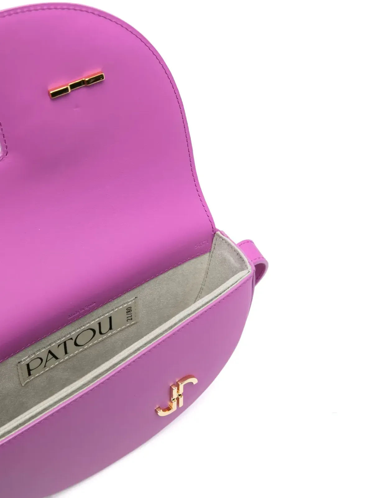 Patou レザーショルダーバッグ - 画像5
