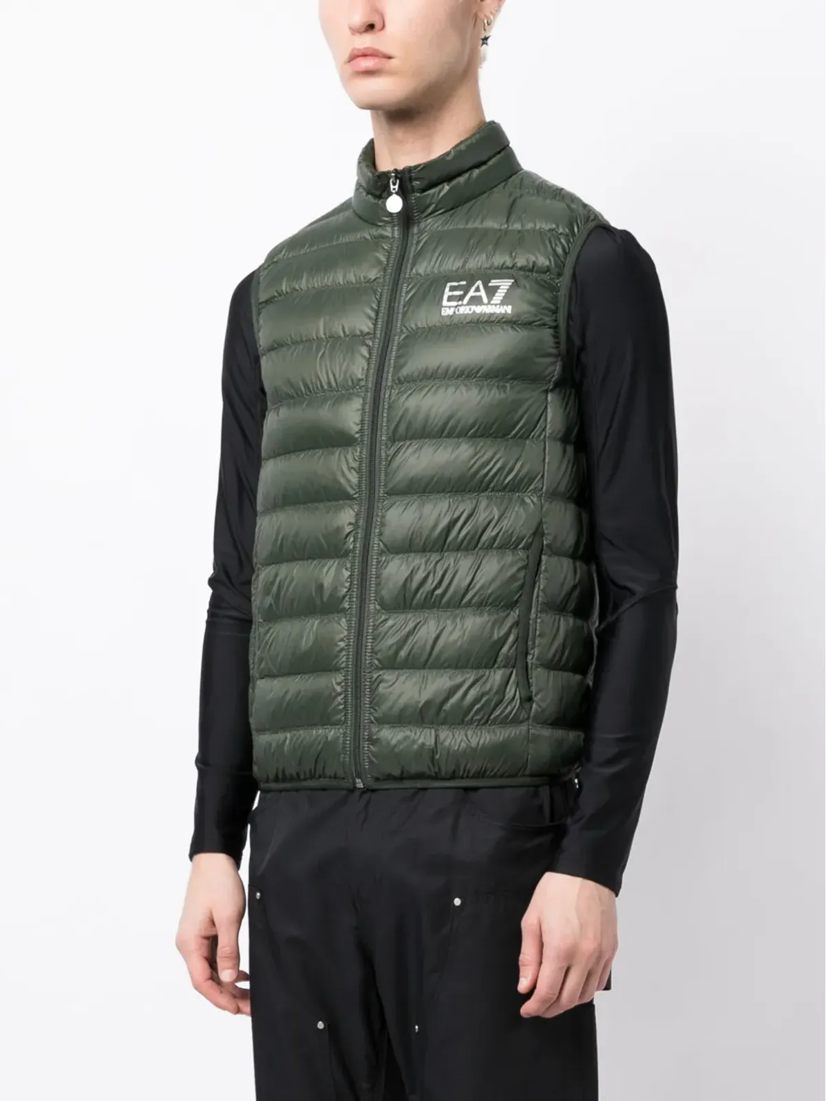Ea7 Emporio Armani パッド入りノースリーブジレ - 画像3