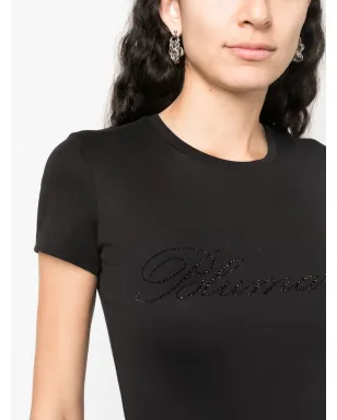 Blumarine ロゴ刺繍コットンTシャツ - サムネイル5