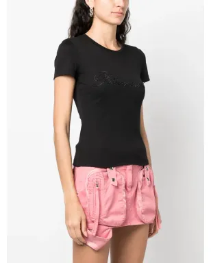 Blumarine ロゴ刺繍コットンTシャツ - サムネイル3