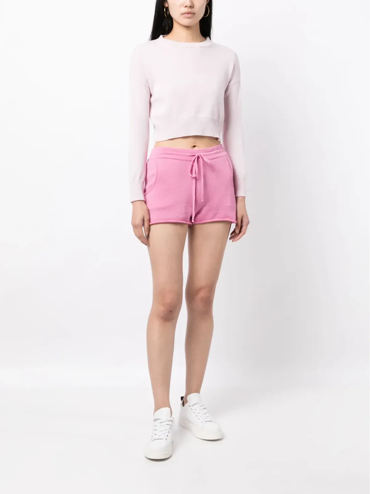 Teddy Cashmere ポルトフィーノ ドローストリング カシミヤショーツ - 画像2