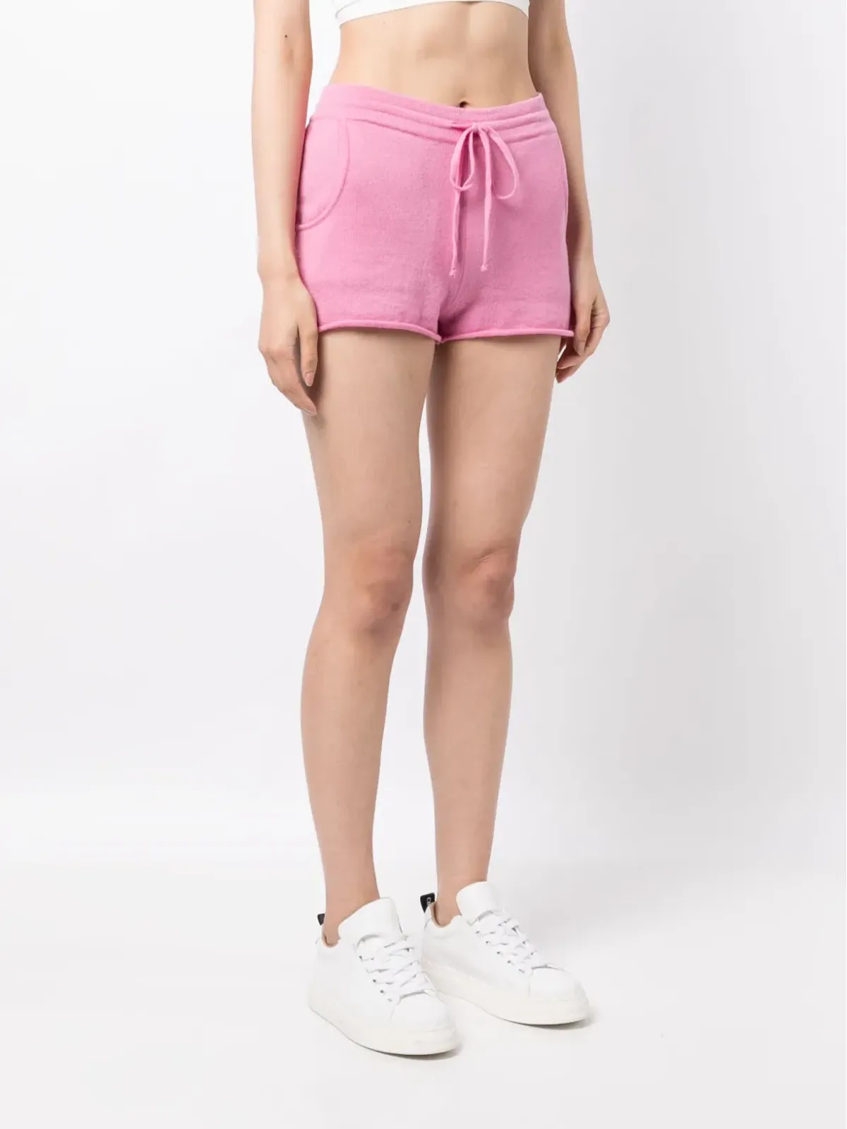 Teddy Cashmere ポルトフィーノ ドローストリング カシミヤショーツ - 画像3