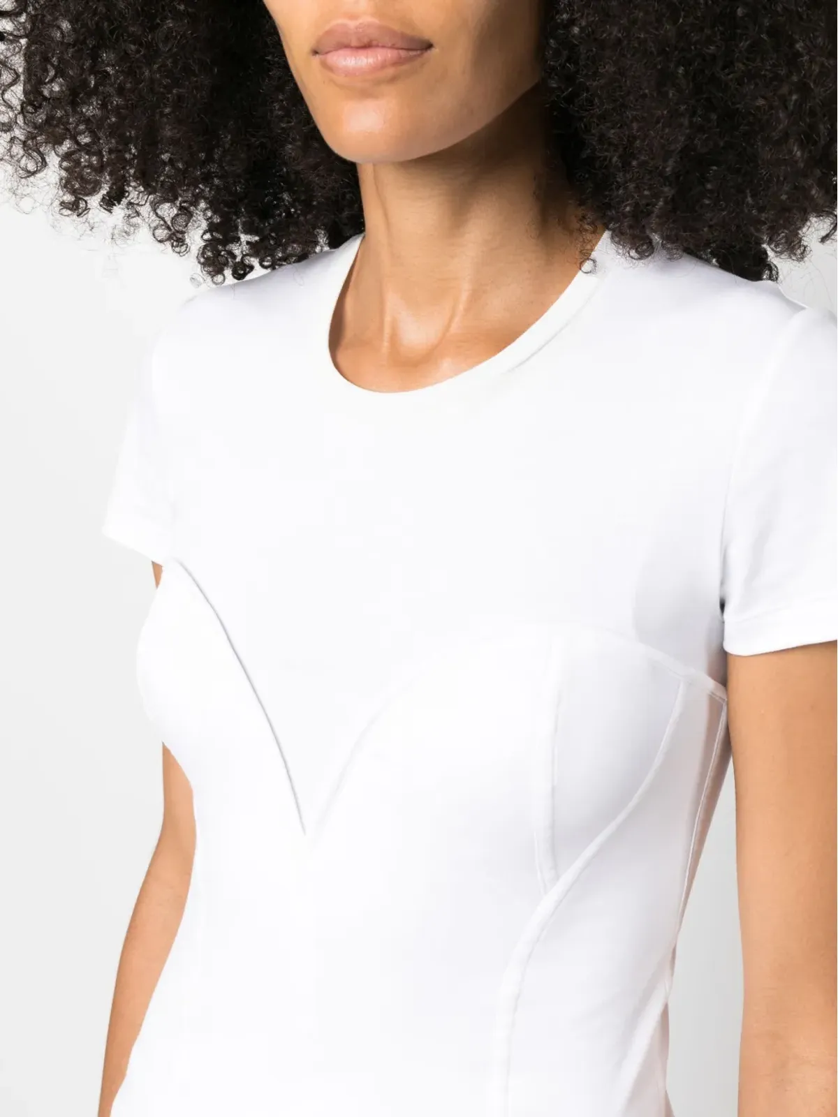 Blumarine エンボス加工ディテールのコットンTシャツ - 画像5