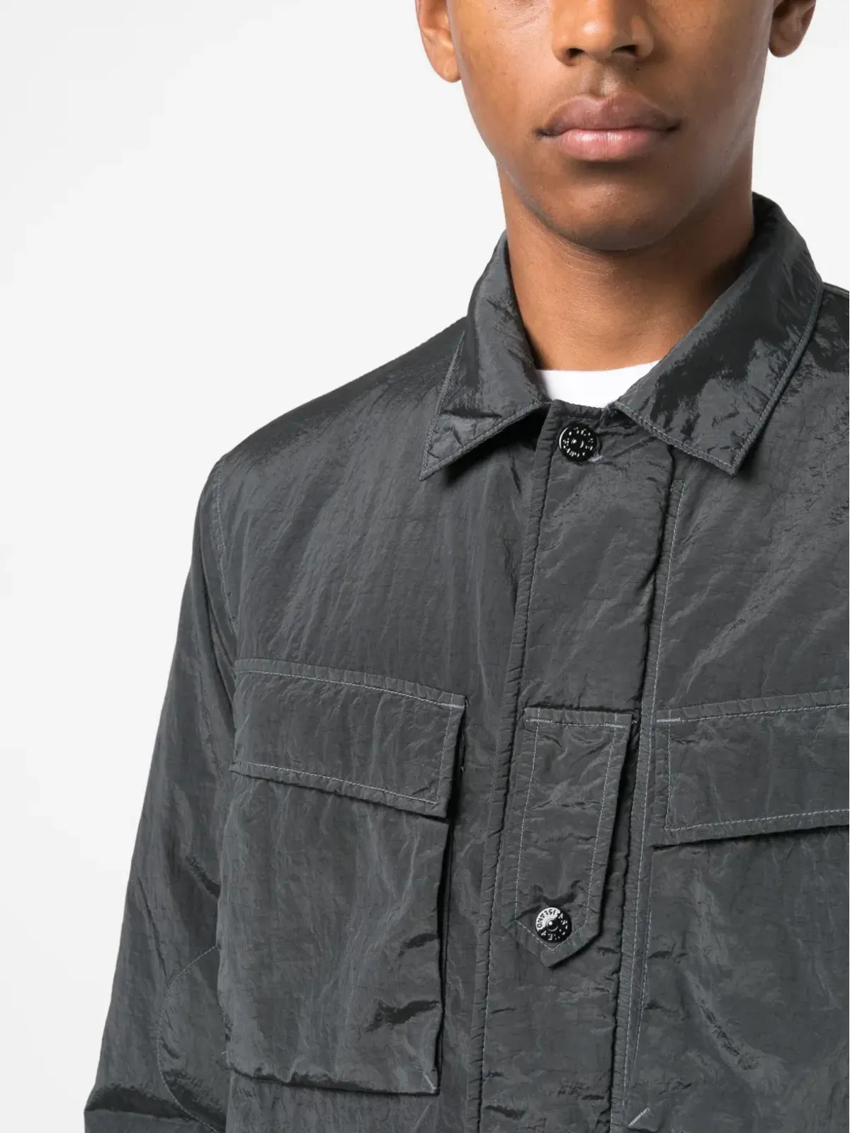 Stone Island ライトウェイト シャツジャケット - 画像5
