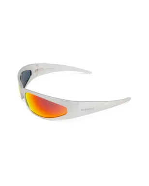 Balenciaga Eyewear Reverse XP Wrap オーバルフレーム サングラス - サムネイル4