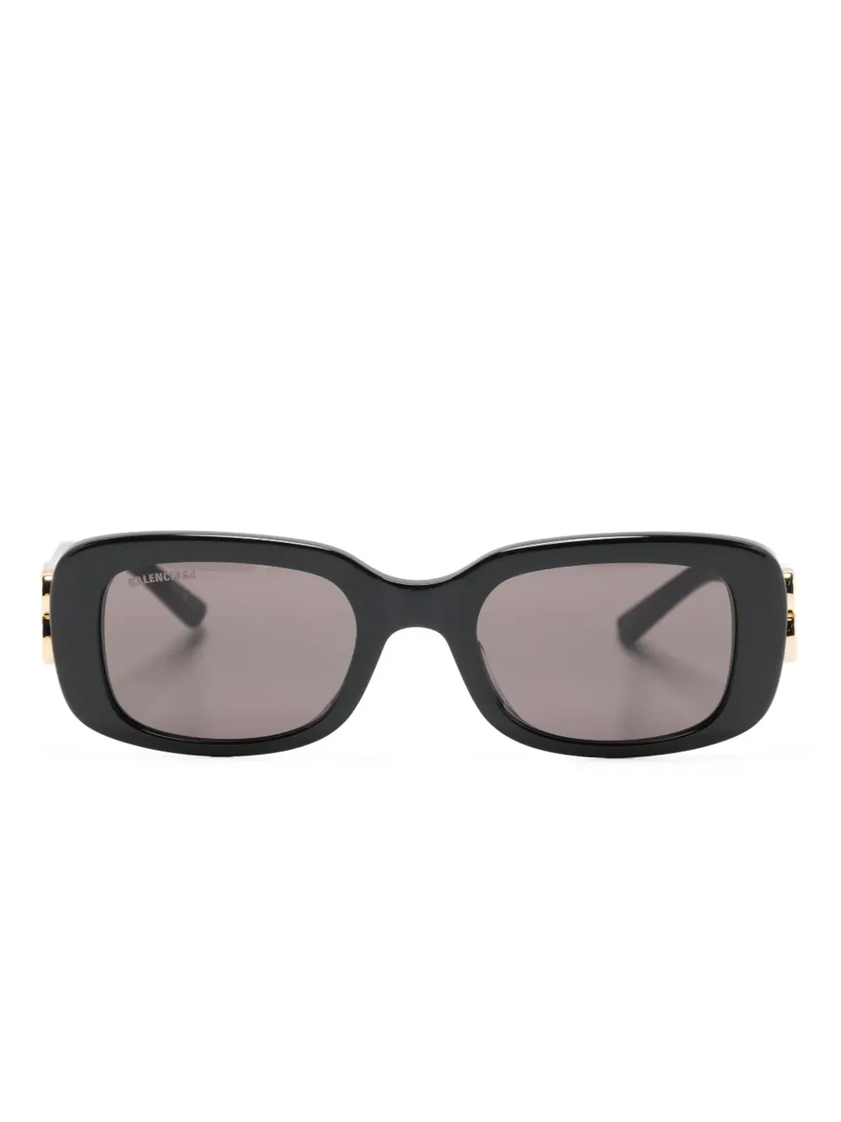 Balenciaga Eyewear Dynasty rectangle-frame sunglasses - Black - 画像1