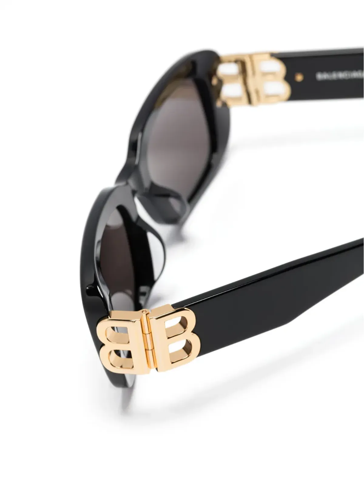 Balenciaga Eyewear Dynasty rectangle-frame sunglasses - Black - 画像3