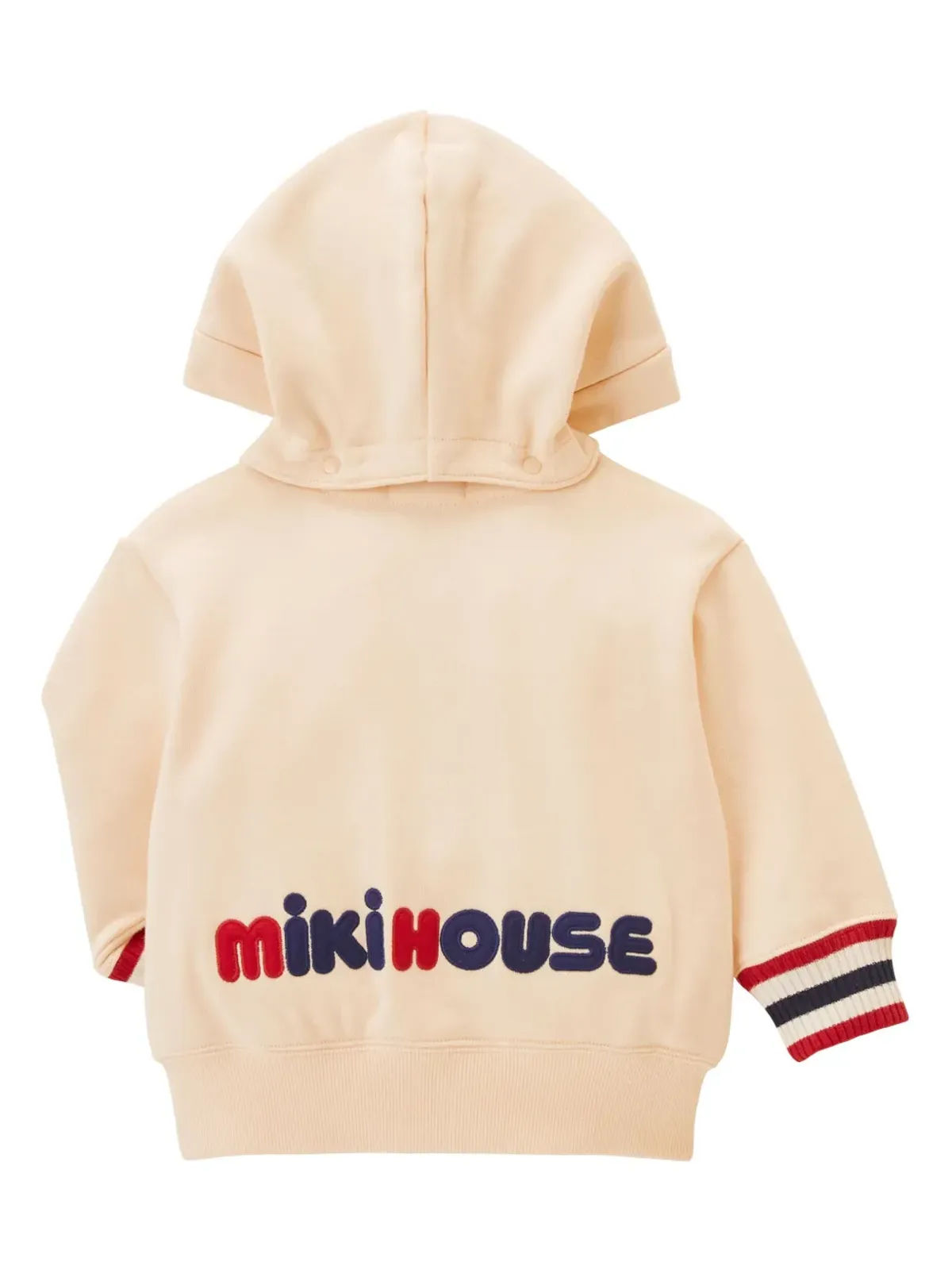 Miki House ベア刺繍コットンフード付きジャケット - 画像2