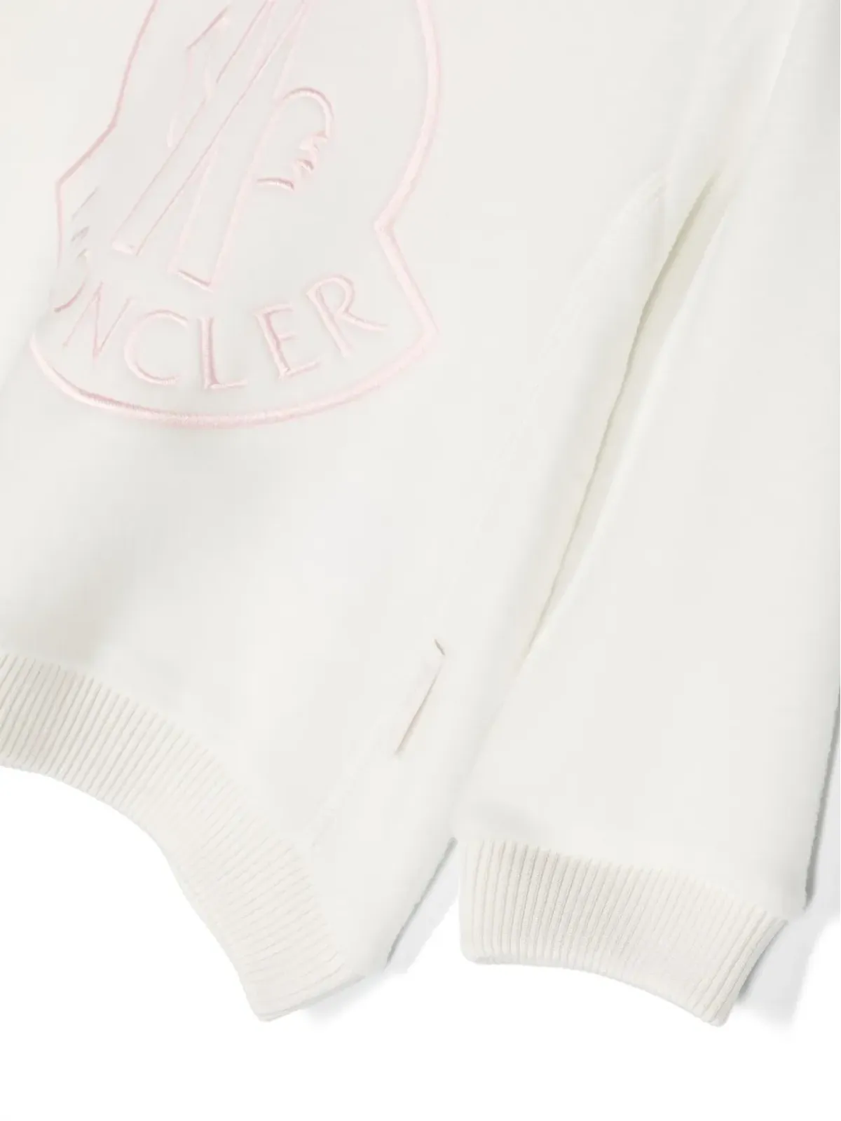 Moncler Enfant ロゴ刺繍入りフリーススウェットシャツ - 画像3