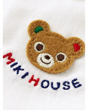 Miki House ベア刺繍ジップ付きフードジャケット - サムネイル3